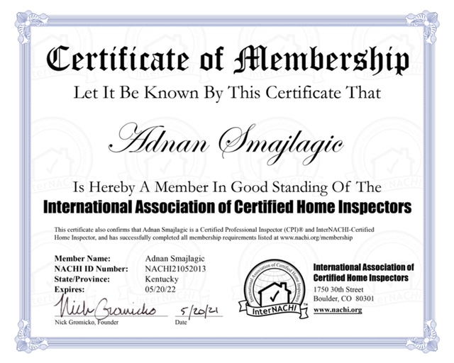 Certificate of Membership